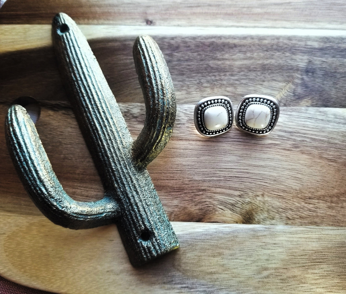 Stone Post Earrings