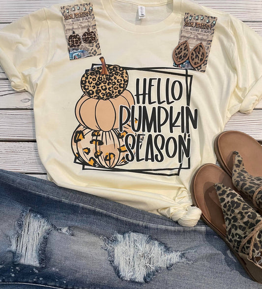 Hello Pumpkin Season T-shirt